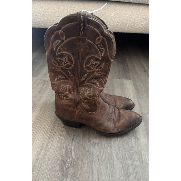 Ariat Shoes - Ariat Women's Heritage US 7.5 B Western Brown Leather Cowgirl Boots